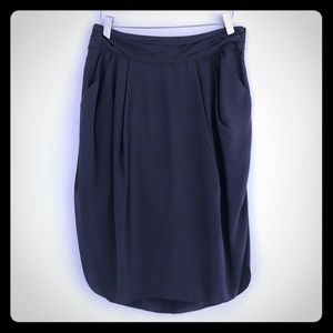 COPY - Wilfred 100% silk purple skirt